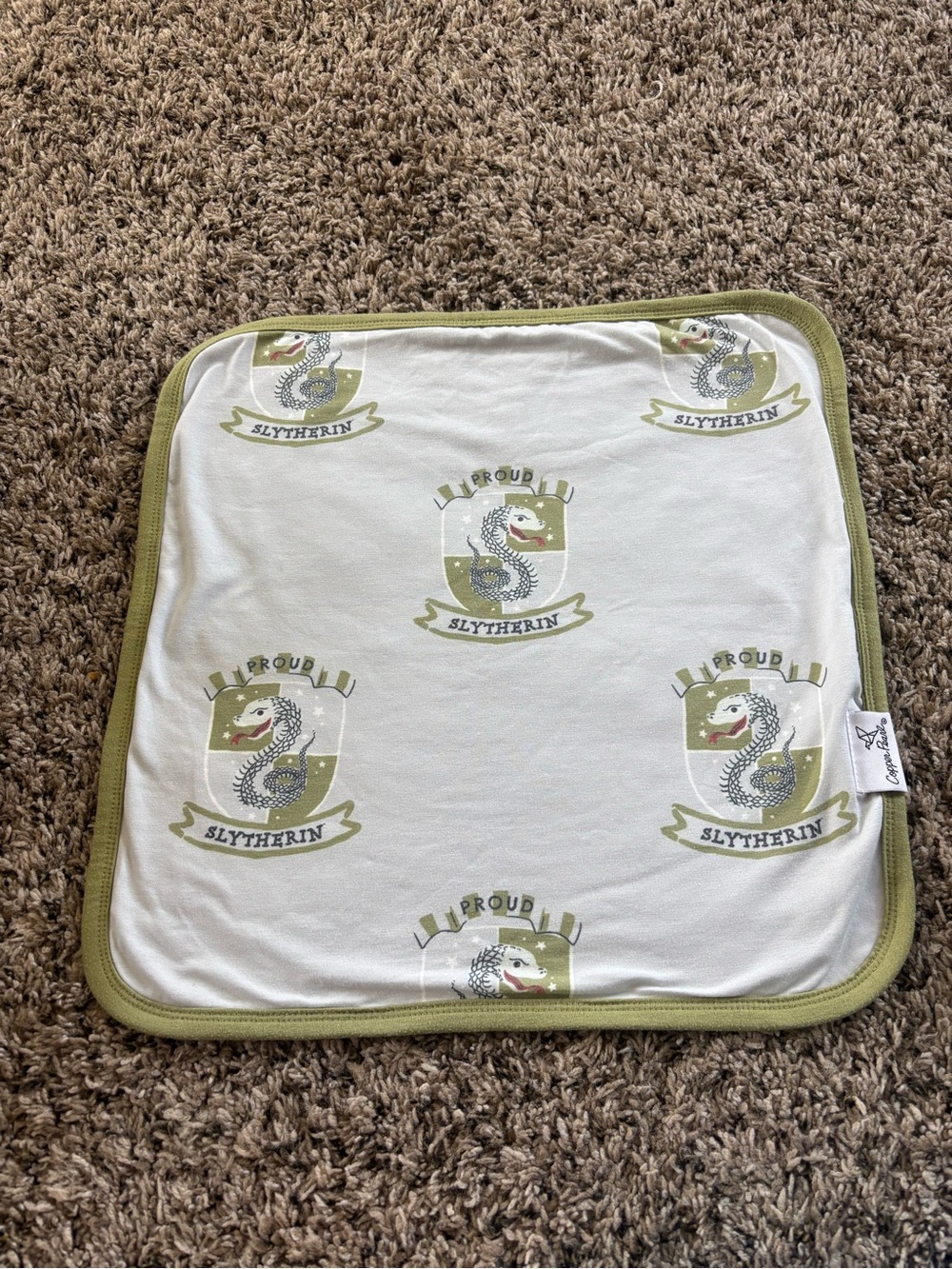 Harry Potter Baby Blanket - Green Trim Lovey